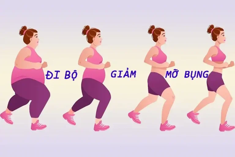 cách đi bộ giảm mỡ bụng
