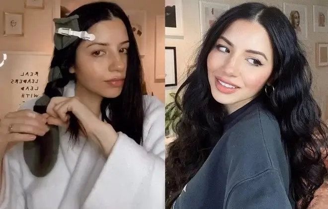 Cách làm tóc xoăn tại nhà bằng tất