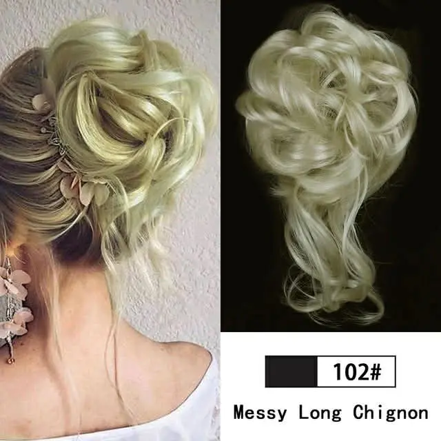 bui tóc giả xoăn cho người già