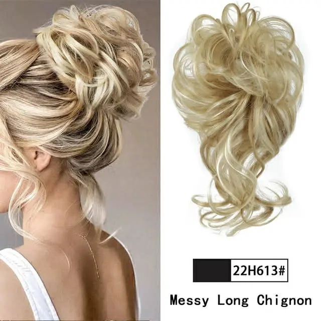 búi tóc xoăn cho bà