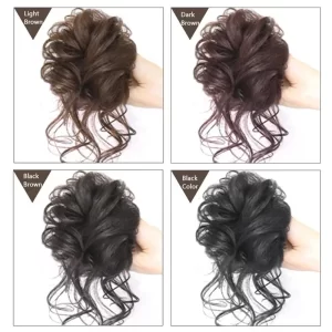 tóc búi giả trung tuổi