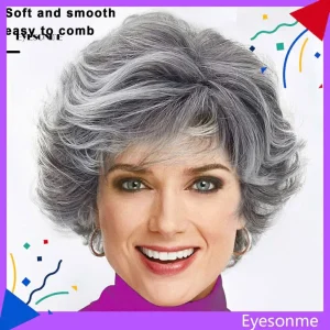 tóc giả nguyên đầu cho người già nữ