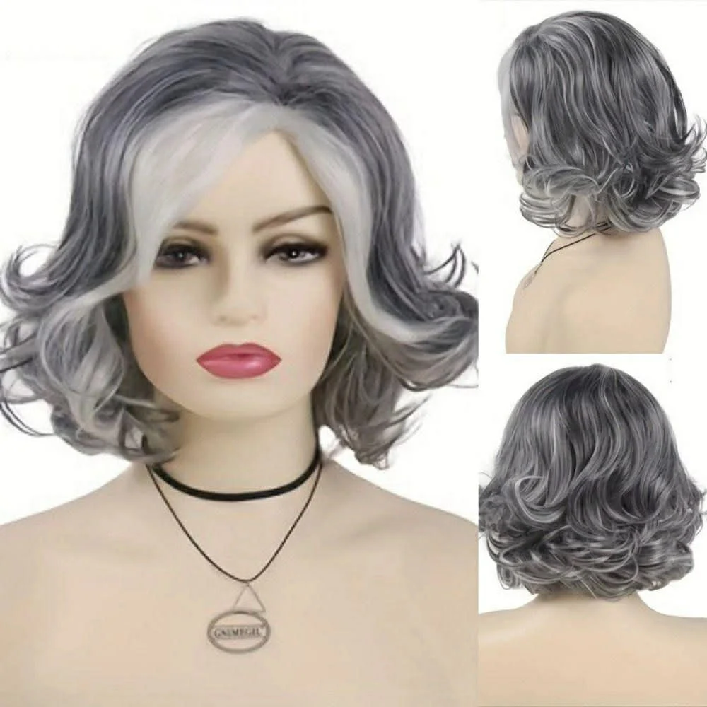 tóc giả nguyên đầu nữ người già