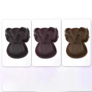 búi tóc giả tạo kiểu tết