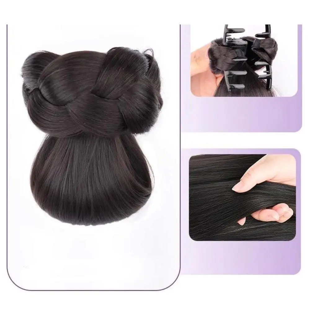 kẹp búi tóc giả tạo kiểu tết